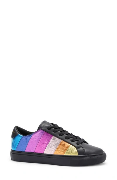 Shop Kurt Geiger Rainbow Shop Lane Sneaker In Charcoal