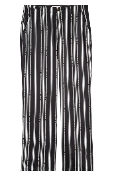 Shop Honor The Gift Honor Stripe Pants In Black