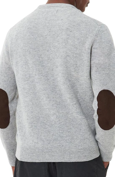 Barbour Man Sweater Grey Size S Wool In Light Grey Marl