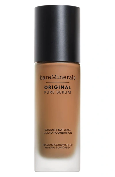 Shop Bareminerals Original Pure Serum Radiant Natural Liquid Foundation Mineral Spf 20 In Medium Deep Neutral 4.5