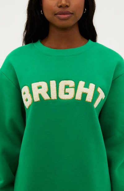 Shop Beach Riot Bright Appliqué Sweatshirt In Jelly Bean