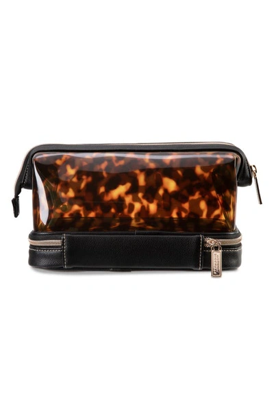 Stephanie Johnson Miami Tortoise Hanna Travel Organizer In Black/brown