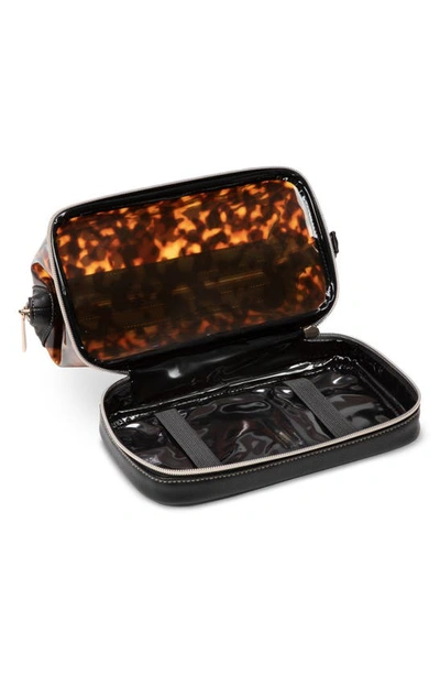 Stephanie Johnson Miami Tortoise Hanna Travel Organizer In Black/brown