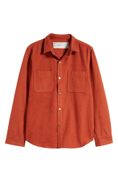 Shop One Of These Days Healy Denim Overshirt In Rust
