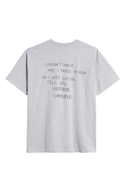 Shop One Of These Days Goodbye Goodbye Graphic T-shirt In Heather