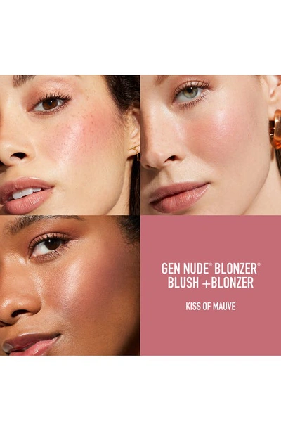 Shop Bareminerals Gennude Blonzer Hybrid Blush & Bronzer Powder In Kiss Of Mauve