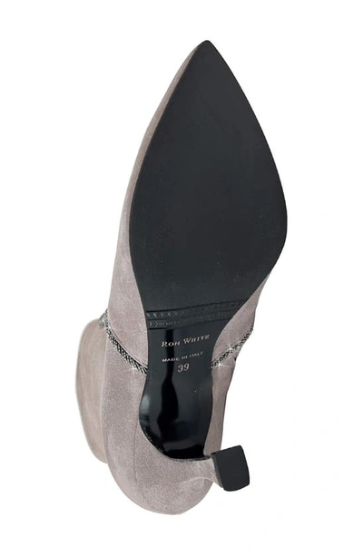 Shop Ron White Dalanie Weatherproof Pointed Toe Bootie In Dove