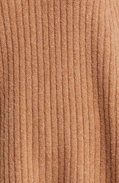 Nordstrom Wool & Cashmere Turtleneck Poncho In Cashew