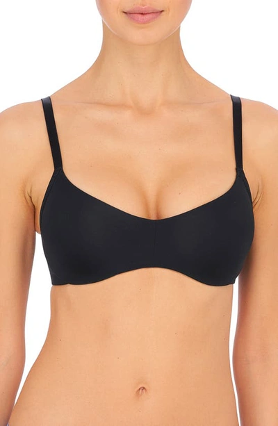 Women's Cushioned Comfort Wireless Contour Bra 723279 In Black