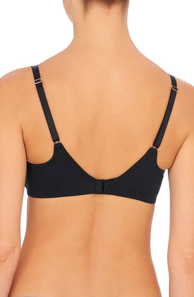 Natori Comfort Wireless Contour Bra Black 34dd In Black