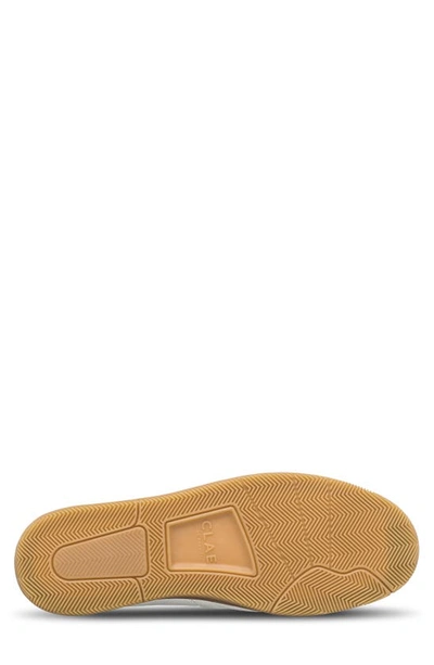 Clae Malone Sneaker In White Navy Light Gum