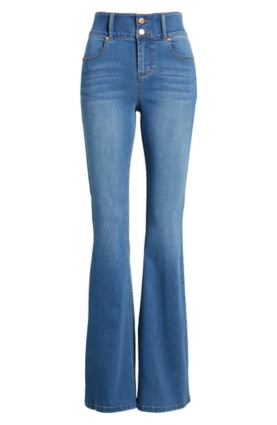 1822 Denim Fit & Lift High Waist Flare Jeans In Elsie