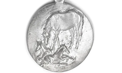 Shop Polite Worldwide Horse Pendant Necklace In Silver