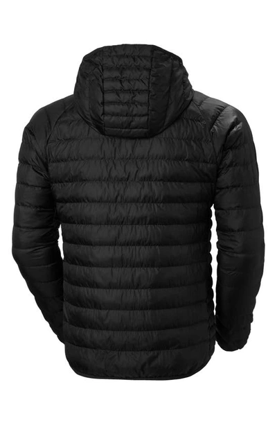 Shop Helly Hansen Banff Water Repellent Insulated Puffer Jacket In Black