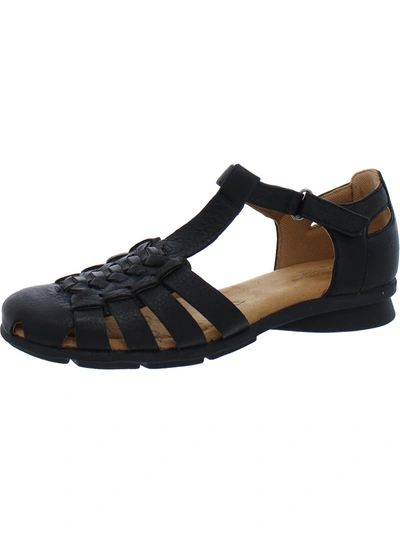 Shop Comfortiva Persa Womens Leather Ankle Strap Huarache Sandals In Black