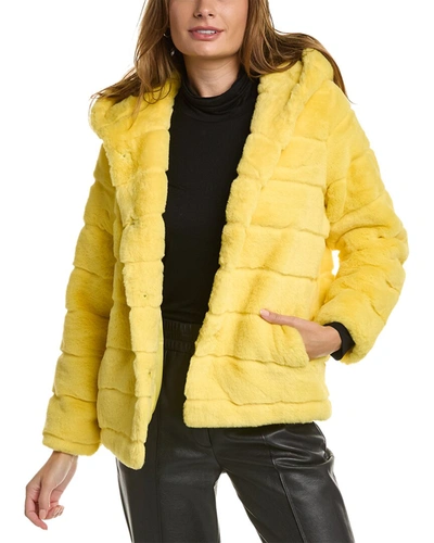 Shop Apparis Goldie Jacket In Yellow