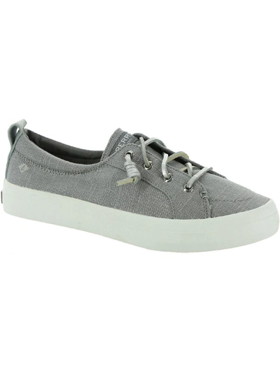 Shop Sperry Crest Vibe Cross Womens Low-top Lifestyle Casual And Fashion Sneakers In Grey