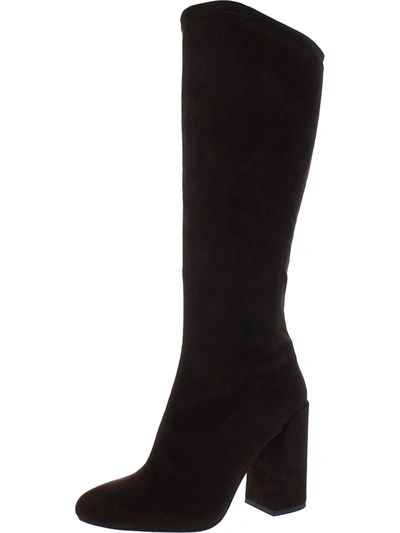Shop Jessica Simpson Benni Womens Faux Suede Almond Toe Mid-calf Boots In Black