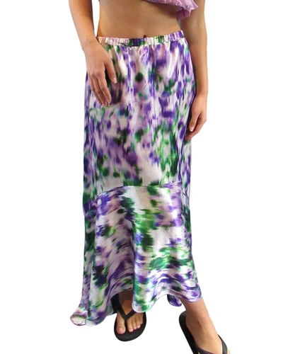 Shop Tracy Reese High-low Skirt In Purple