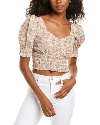 Shop To My Lovers Short Sleeve Blouse In Multi