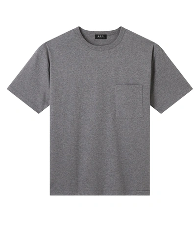 Shop Apc Dmitri T-shirt In Grey