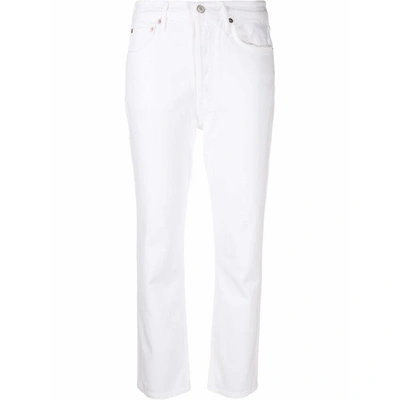 Shop Agolde Jeans In White
