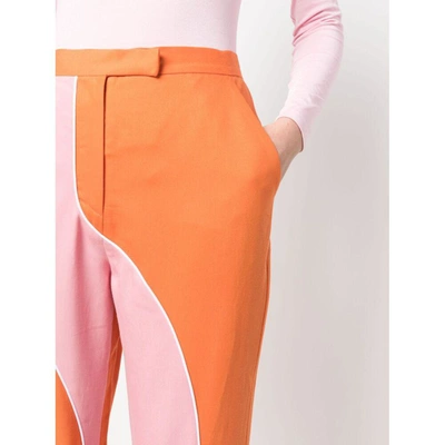 Shop Ahluwalia Pants In Orange