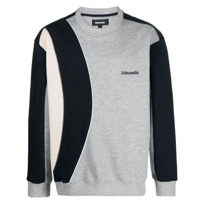 Shop Ahluwalia Sweatshirts In Grey/blue
