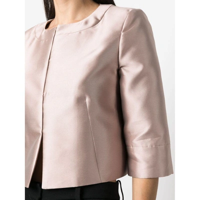Shop Alberta Ferretti Jackets In Pink