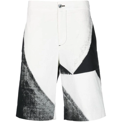 Shop Alexander Mcqueen Shorts In White/black