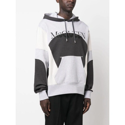Shop Alexander Mcqueen Sweatshirts In Grey