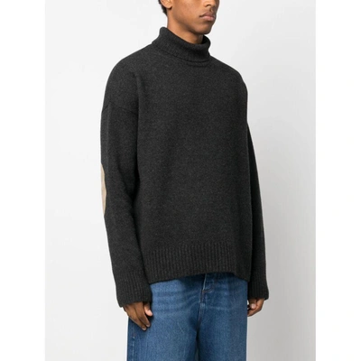 Shop Ami Alexandre Mattiussi Ami Paris Sweaters In Grey/black