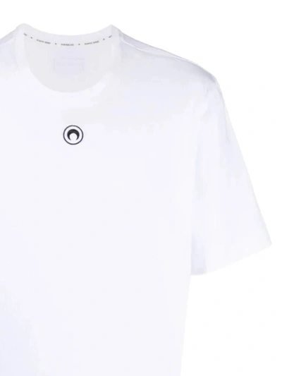 Shop Marine Serre T-shirts And Polos In White