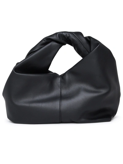 Shop Jw Anderson Woman  Black Leather Hobo Twister Bag