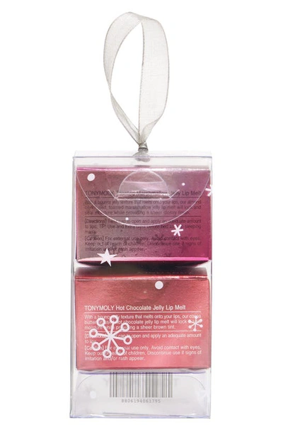 Shop Tonymoly Jelly Lip Melt Ornament Set (limited Edition) $24 Value