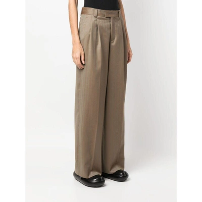 Armarium Giorgia Solaro Wool Pants In Brown