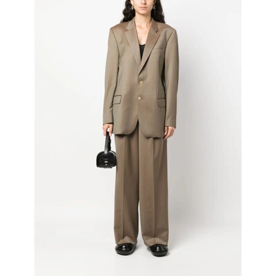 Armarium Giorgia Solaro Wool Pants In Brown