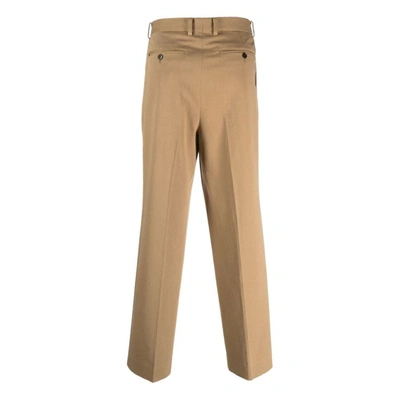 Shop Auralee Pants In Brown