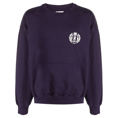 Shop Bally Sweatshirts In Purple