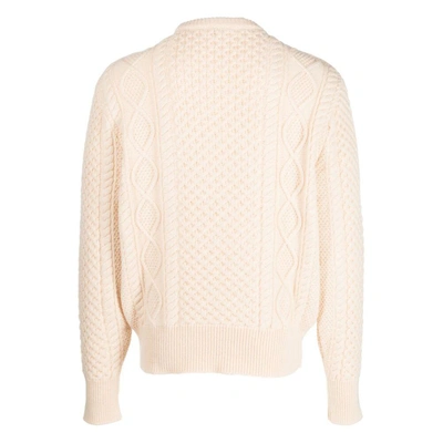 Shop Bally Sweaters In Neutrals