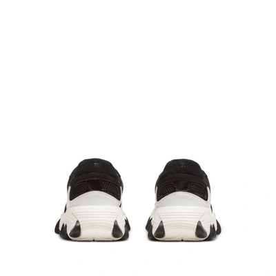 Shop Balmain Sneakers In Black/white