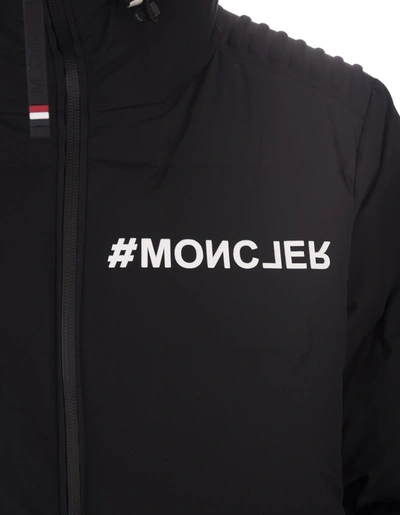 Shop Moncler Grenoble Suisses Down Jacket In Black