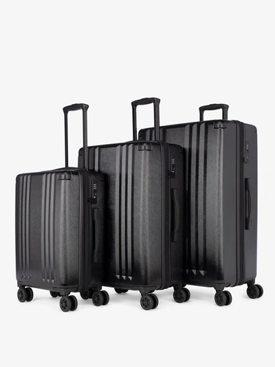 Shop Calpak Ambeur 3-piece Luggage Set In Black