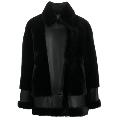 Shop Blancha Outerwears In Black