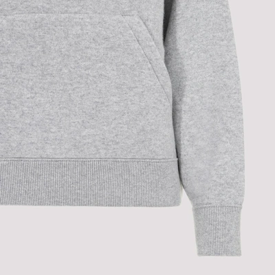 Shop Bottega Veneta Cashmere Hoodie Sweatshirt In Grey