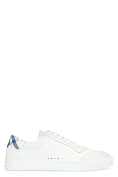 Shop Burberry Sneakers In White