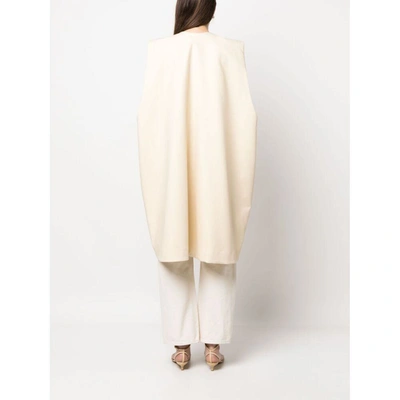 Shop Calcaterra Coats In Neutrals