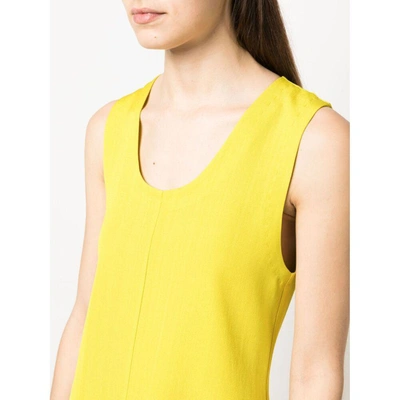 Shop Calcaterra Dresses In Yellow