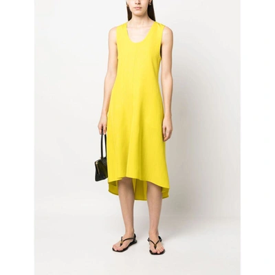 Shop Calcaterra Dresses In Yellow