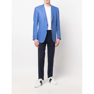 Shop Canali Jackets In Blue